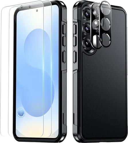 Vista 12 de SPIDERCASE Funda diseñada para Samsung Galaxy S25, [protección contra caídas de grado militar de 10 pies], paquete de 2