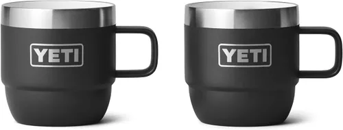 Vista 21 de YETI Rambler - Taza apilable de 6 oz, de acero inoxidable, aislada al vacío para espresso/café, paquete de 2 Verde mar