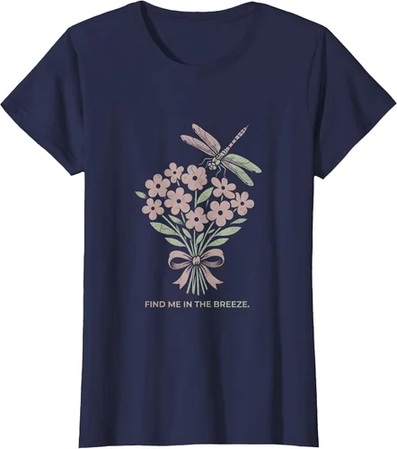 Vista 13 de Find Me In The Breeze Nature Inspired Design T-Shirt