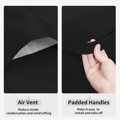Vista 5 de Easy-Going Funda para Silla de Respaldo Alto para Exteriores Resistente a Rayos UV Funda para Silla de Patio Impermeable Funda para Muebles