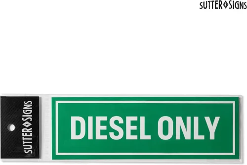 Vista 4 de Sutter Signs 3 calcomanías diésel para tanque de combustible, calcomanías adhesivas resistentes a la intemperie para camiones, tractores, latas