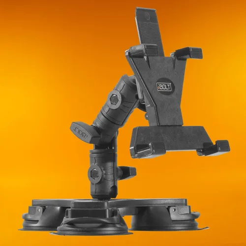 Vista 4 de iBOLT TabDock IncrediBOLT 360 - Soporte de ventosa triple para tableta de 7 a 10 pulgadas