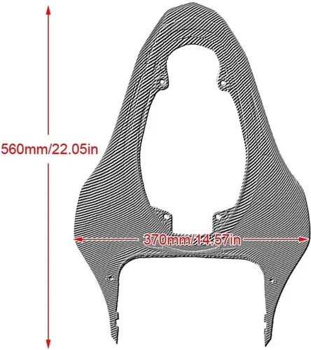 Vista 6 de Carenados de marco cónico profesional para Kawasaki Z900 2017 2018-2022 ABS motocicleta asiento trasero superior carenado cubierta de carenado