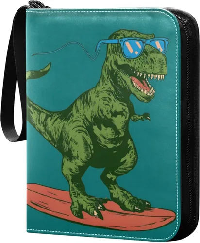 Vista 15 de OTVEE Carpeta de tarjetas con 4 bolsillos, soporte para 400 tarjetas con 50 mangas, carpeta de colección de tarjetas, soporte para libros de béisbol