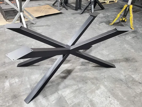 Vista 2 de Base de mesa de metal estilo araña
