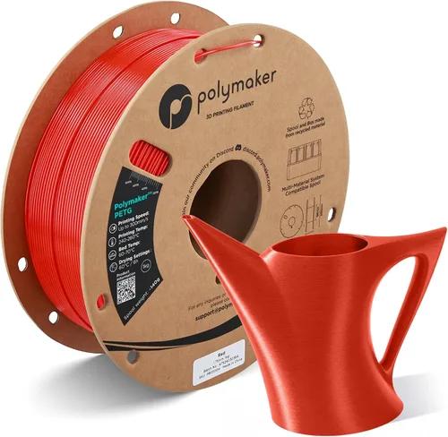 Vista 13 de Polymaker Filamento PETG de 0.07 in, 2.2 lbs, marrón militar Marrón (Army Brown)