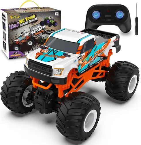 Vista 8 de Camión monstruo RC a escala 1:16 - Camión todo terreno de 2.4GHz para niños de 4 a 12 años, camión RC todoterreno de 20 Km/h, regalo de Navidad