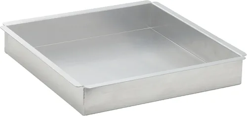 Vista 9 de WINCO Molde cuadrado antiadherente para tartas, 8 x 8 pulgadas, acero aluminizado
