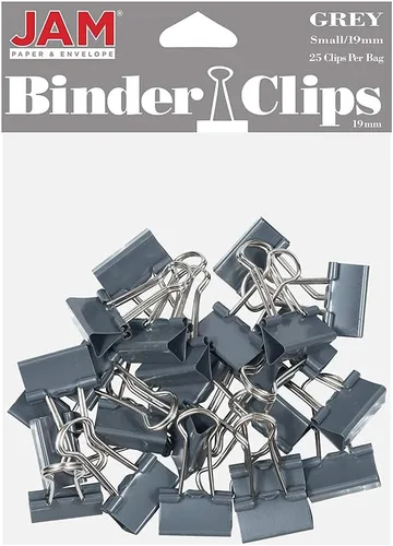 Vista 50 de Broches aprietapapeles JAM Paper®, Blanco