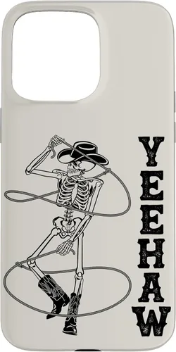 Vista 31 de Western Cowboy Skeleton Yeehaw Rodeo Southern Country Music Case for iPhone 17