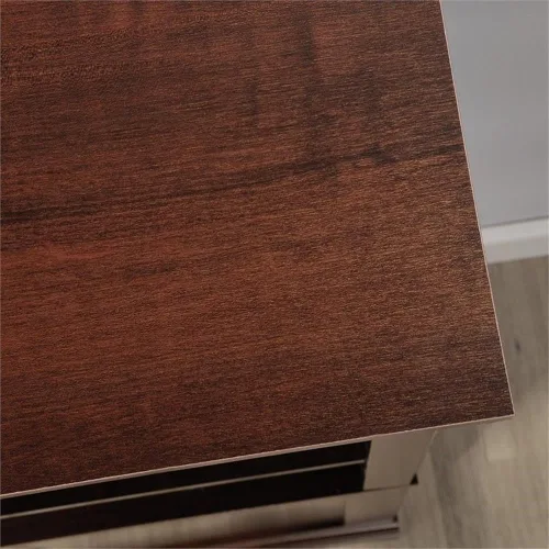 Vista 4 de Sauder Estantería de madera de 3 estantes con acabado cereza
