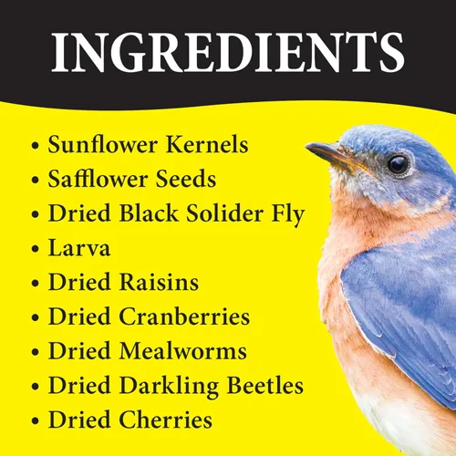 Vista 7 de Wild Delight 099127 Bugs N' Berries - Alimento para pájaros silvestres, 4.5 libras
