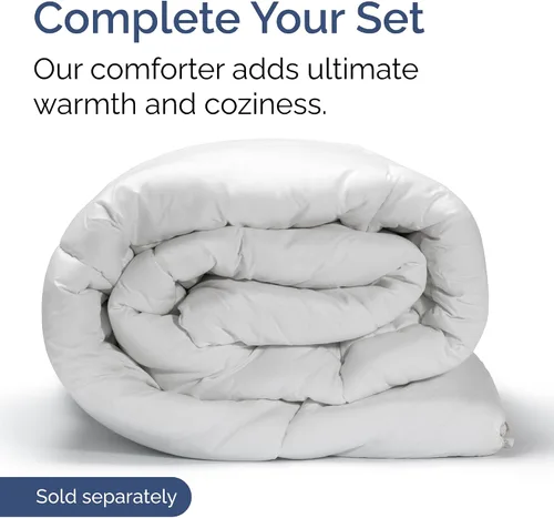 Vista 505 de Extra Deep Twin XL Sheet Set - 3 Piece College Dorm Room - White 01-Blanco