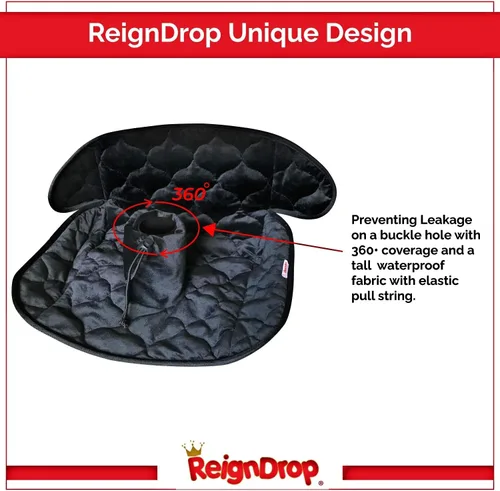 Vista 3 de ReignDrop Piddle Pad Protector de asiento de coche para entrenamiento de niños pequeños y bebés, almohadilla impermeable para asiento de automóvil