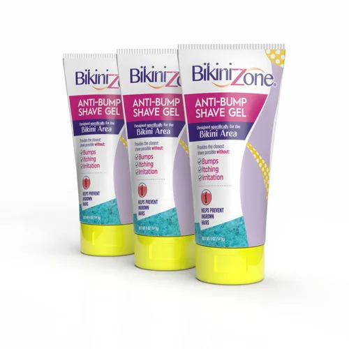 Vista 10 de Bikini Zone Gel de afeitado antigolpes para áreas sensibles, 5 onzas, 1 paquete