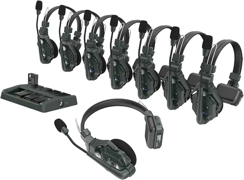 Vista 12 de Hollyland Solidcom C1 2 Usuarios 1100ft Full-Duplex Wireless Headset Sistema de intercomunicación para equipo de comunicación grupal Talk
