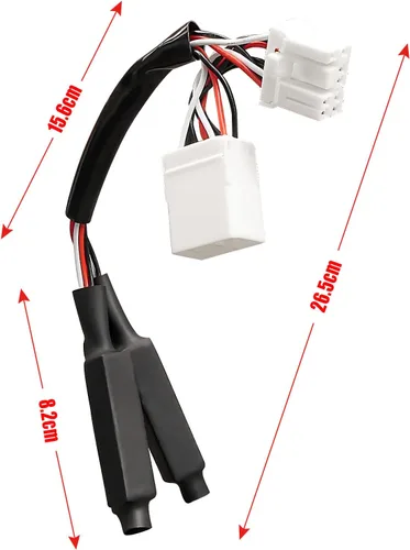 Vista 2 de Ecualizador de carga para intermitentes compatible con Harley Davidson Electra Glide Softails Road Kings Dynas, resistencias de carga LED para señal