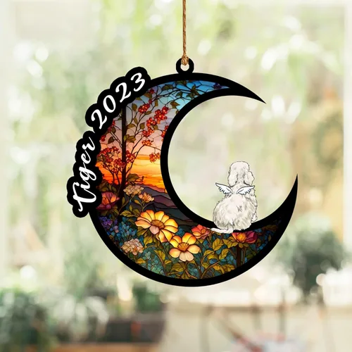 Vista 40 de Nazenti Atrapasoles conmemorativo para perros, adornos de Navidad personalizados para perros, adorno de Navidad, regalos conmemorativos para perros
