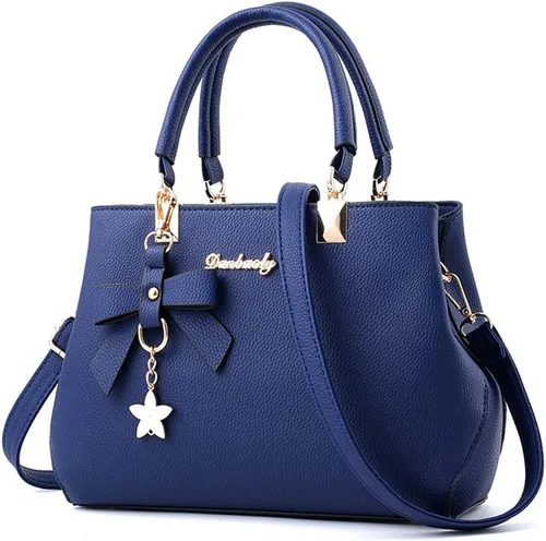 Vista 8 de Dreubea - Bolsa para mujer para usar al hombro, cruzada o como bolsa de mano, de piel sintética