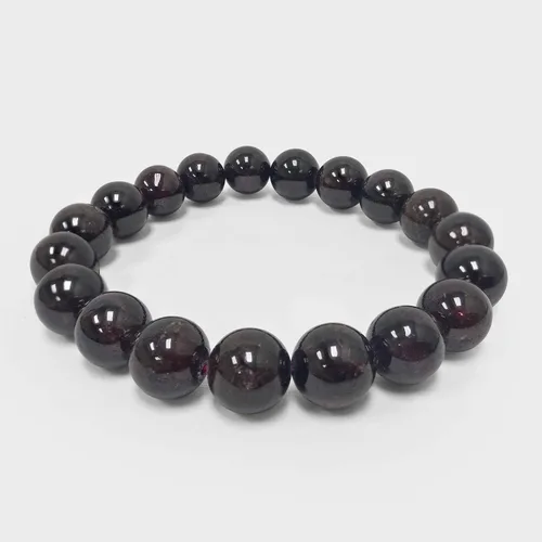 Vista 116 de Gem Avenue Handmade Round Bead Stretch Bracelet Unisex Natural Stone Beaded Jewelry for Men & Women, Elastic Wristband for Daily Wear