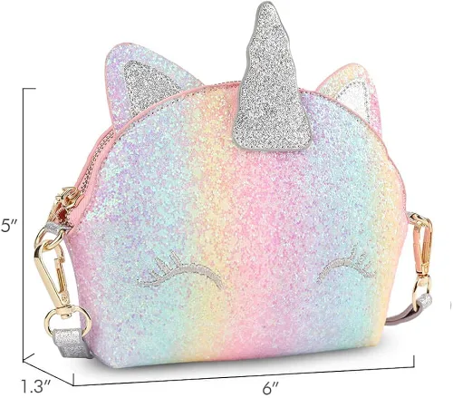 Vista 5 de Mibasies - Regalos de unicornio - Bolsa para niñas