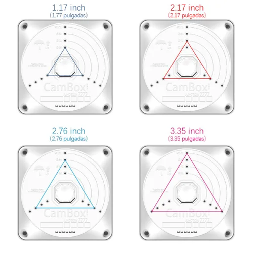 Vista 7 de OOSSXX Caja de conexiones universal de la cámara de seguridad del ABS