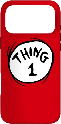 Vista 22 de Dr. Seuss Funda con emblema Thing 1 para iPhone 17