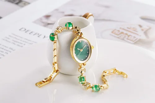 Vista 3 de TIME100 Womens Watch,Mini Ladies Fashion Dress Women Watch Oval Bracelet Dial Quartz Wrist Watch,Waterproof Watch for Women
