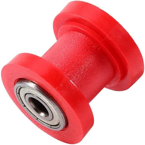 Vista 4 de Keenso Rueda guía tensor de rodillo de cadena de 0.315 pulgadas, guía universal de rueda tensor de cadena de polea para motocicleta, Pit Dirt Mini