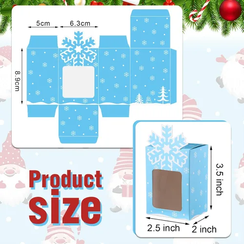 Vista 2 de Eaasty 18 Unidades Cajas de Regalo de Dinero en Efectivo de Navidad para Regalar Dinero con Ventana Transparente Portador de Dinero para Regalo