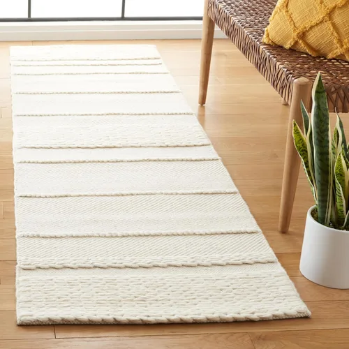 Vista 14 de SAFAVIEH Natura Collection - Alfombra decorativa de 2 x 3 pies, natural, lana hecha a mano, ideal para zonas de alto tráfico en entrada, sala