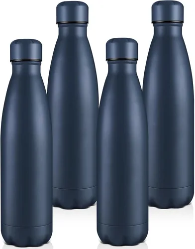 Vista 40 de Volhoply Botellas de agua aisladas de 25 onzas, paquete de 1/2/4, termo de acero inoxidable de doble pared que mantiene el frío y el calor, botella