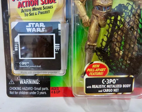 Vista 5 de Hasbro Power of The Force Freeze Frame C-3PO w/CargoNet