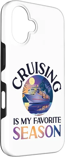 Vista 3 de iPhone 16 Cruise Ship Vacation Girl Cruising Is My Favorite Season Case