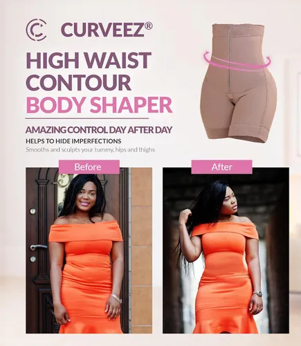 Vista 5 de CURVEEZ Faja de compresión para después de la cirugía de cintura alta, faja moldeadora para después de Lipo, BBL, abdomen