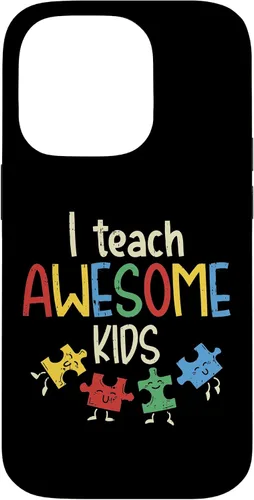 Vista 17 de iPhone 16 I Teach Awesome Kids Autismo Educación Especial Estuche para Maestro