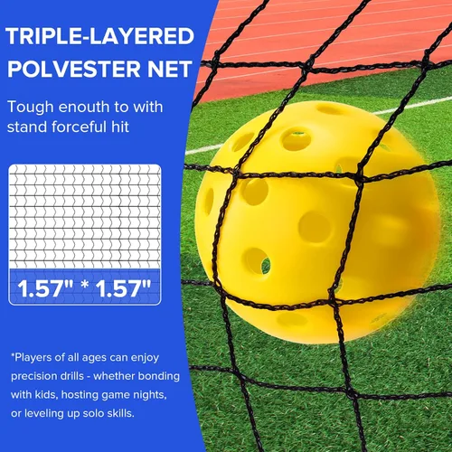 Vista 5 de GOOX 6FT Small Mini Pickleball Net Set - Quick Setup Indoor/Outdoor Portable Practice Net