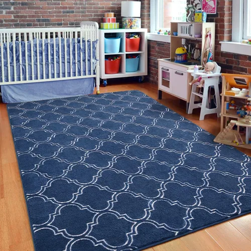 Vista 6 de HOMORE Alfombra peluda de espuma viscoelástica de 5 x 8 pies para dormitorio de niños, alfombra moderna y esponjosa para sala de estar, decoración