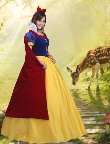 Vista 3 de Ainiel Disfraz clásico de Lolita de lujo, vestido de cuento de hadas, cosplay para adultos y niños