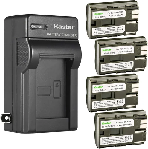Vista 7 de Kastar Cargador de pared de CA compatible con cámaras Canon PowerShot Pro 90 PowerShot Pro 90 is ZR10 ZR20 ZR20MC ZR25 ZR25MC ZR30 ZR30MC ZR40 ZR40A