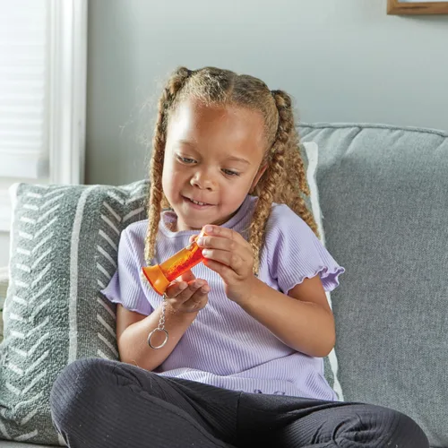 Vista 7 de hand2mind Tubos sensoriales relajantes de remolinos, mini llaveros, artículos para aliviar la ansiedad, juguetes calmantes para niños, suministros