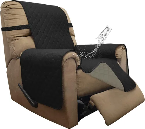 Vista 48 de ISSUNTEX Fundas de sofá de dos plazas con doble protección 100% impermeables para sala de estar, fundas para sofá de 2 cojines, protector de muebles