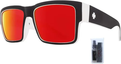 Vista 2 de SPY Cyrus Square Sunglasses for Men for Women + BUNDLE with Designer iWear Eyewear Kit