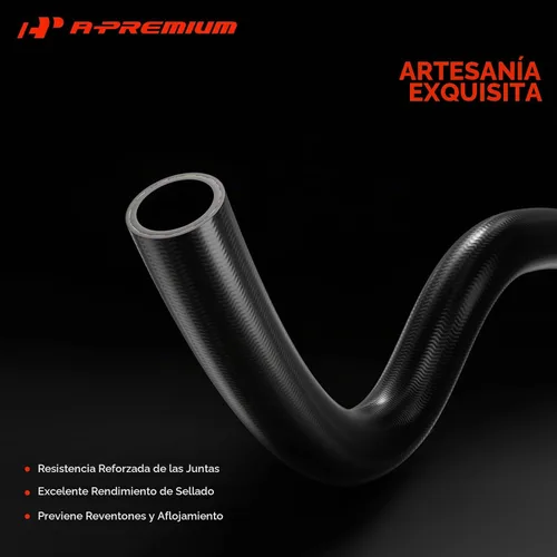 Vista 4 de A-Premium Manguera de tubo de agua refrigerante del radiador superior Compatible con BMW E82, E88, E89, E90, E91, E92, E93, 323i, 325i, 325xi, 328i