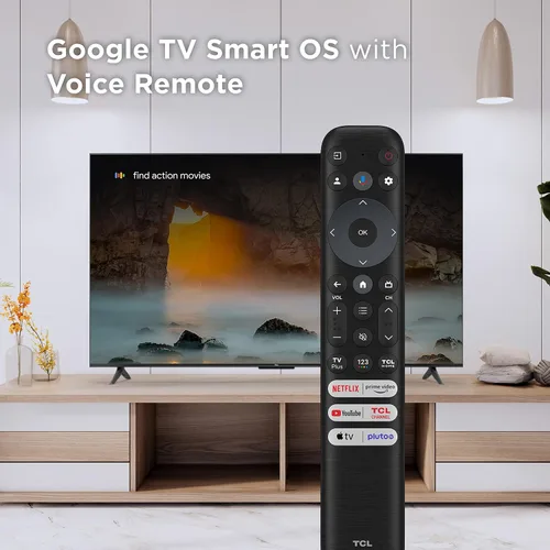 Vista 9 de TCL Smart TV Class S4 4K LED de 43 pulgadas con Google TV (modelo 43S450G, 2023), Dolby Vision, HDR Pro, Dolby Atmos, Google Assistant integrado