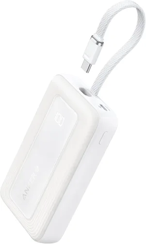 Vista 10 de Anker Cargador Portátil, Banco de Energía de 10,000mAh 30W, Paquete de Batería de Carga Rápida USB-C de Entrada y Salida, Cargador de Teléfono