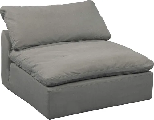 Vista 6 de Sunset Trading Cloud Puff - Sofá modular de 3 piezas, color gris