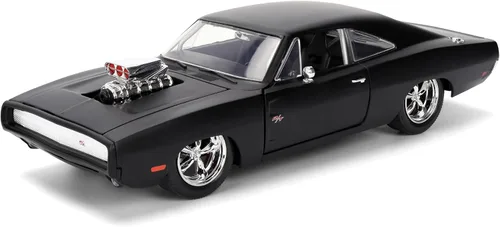 Vista 6 de Jada Fast & Furious 1:24 Dom's 1970 Dodge Charger R/T - Auto fundido a presión, juguetes para niños y adultos