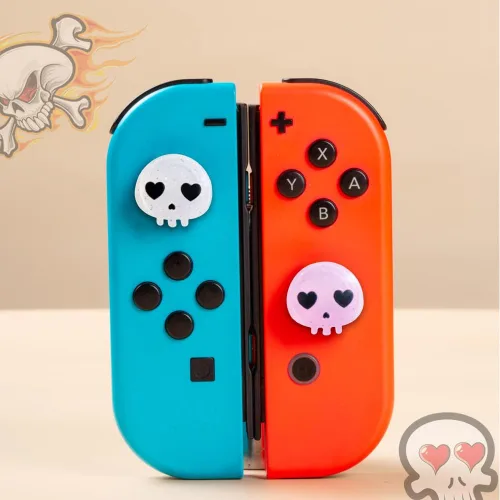 Vista 18 de PERFECTSIGHT Juego de 4 fundas para palanca de mando para Switch Lite/OLED, para Nintendo Switch, para Switch Lite/OLED, cubierta de botón analógica