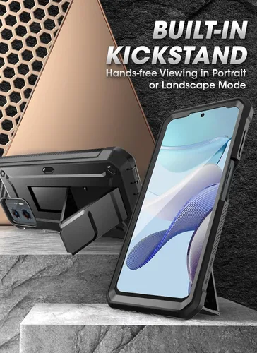 Vista 3 de SUPCASE Unicorn Beetle Pro - Funda para Moto G 5G 2023, protector de pantalla integrado de cuerpo completo, resistente clip para cinturón y funda